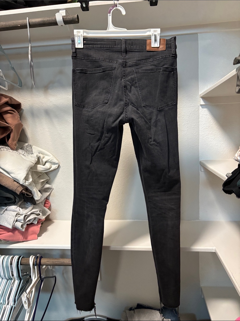 Madewell Black High-Rise Skinny Jeans